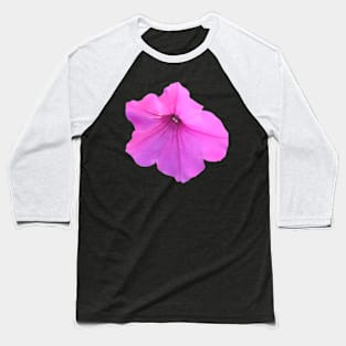 Pink Bloomed Flower Baseball T-Shirt